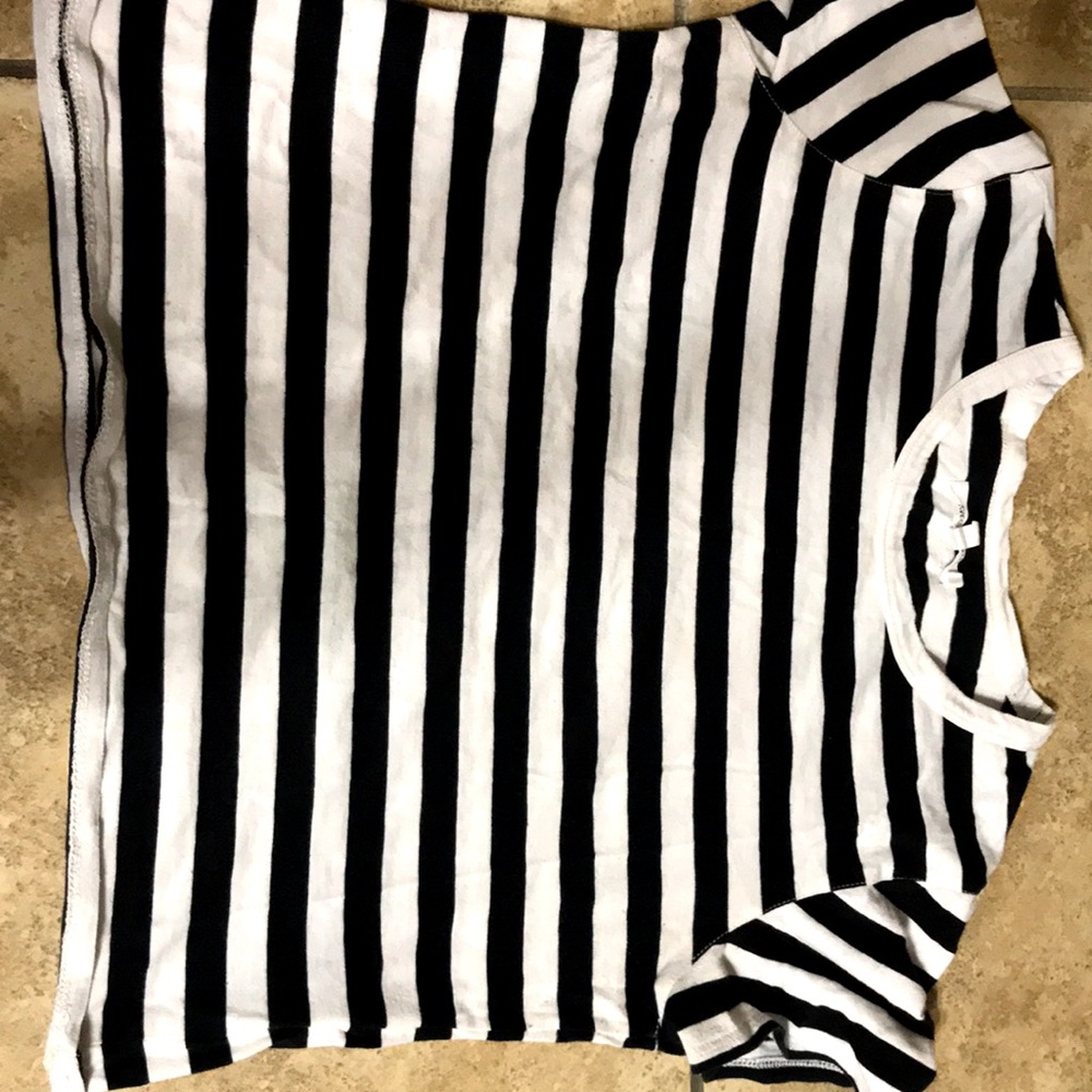 Striped crop top